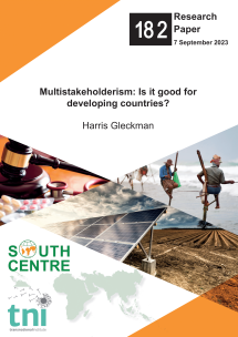 Multistakeholderism: Is it good for developing countries?