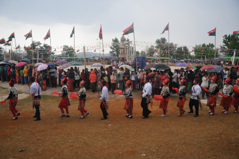 Kachin youth manao celebration, northern Shan State