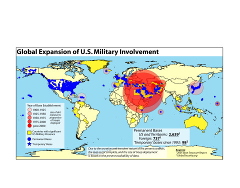 See the world’s foreign military bases from outer space | Transnational ...