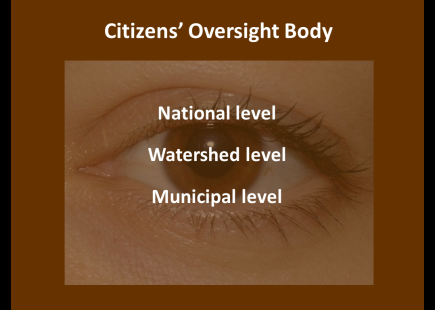 Citizens’ Water Oversight Bodies would combat corruption, monitor the fulfillment of the human right to water & sanitation and pressure public officials to implement the plans and decisions of the co-management councils.